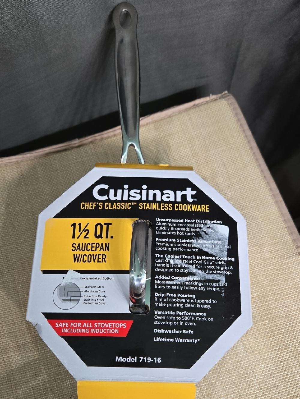 Cuisinart  1½ Qt. Saucepan